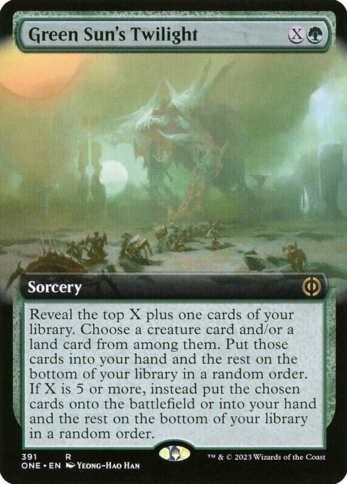 ONE: Green Sun's Twilight (Extended Art) (Foil)