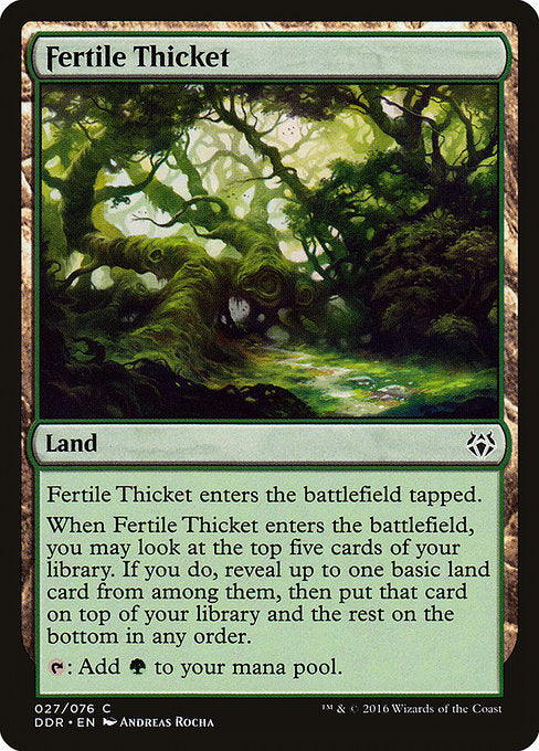 DDR: Fertile Thicket