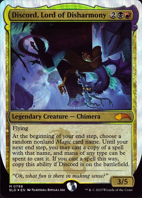 SLD: Discord, Lord of Disharmony (Foil)