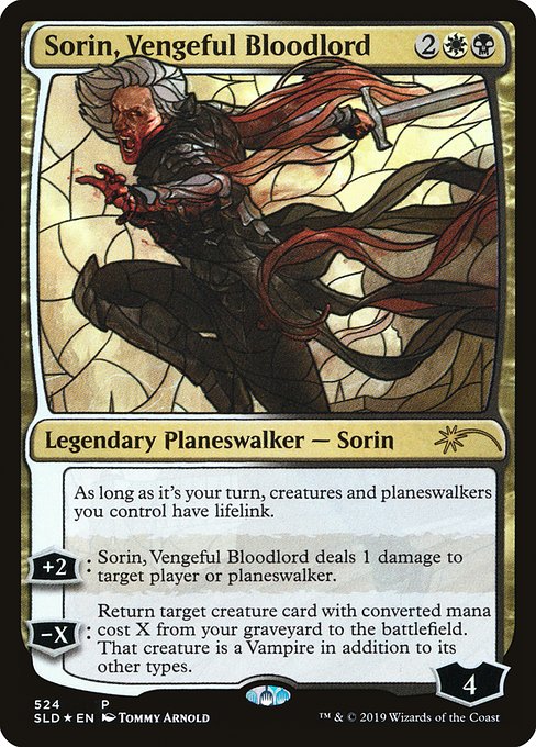 SLD: Sorin, Vengeful Bloodlord (Stained Glass) (Foil)