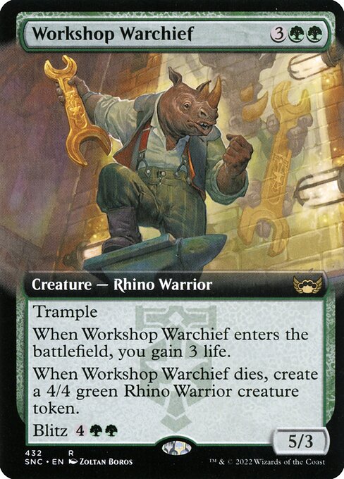 SNC: Workshop Warchief (Extended Art) (Foil)