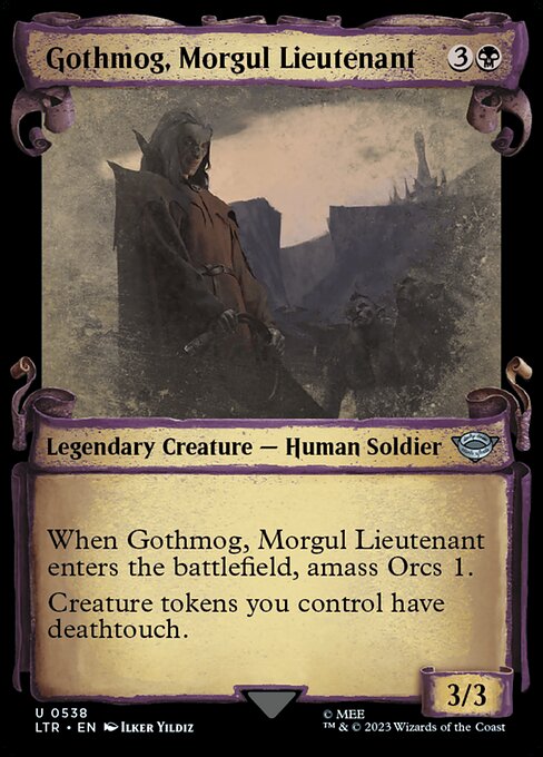 LTR: Gothmog, Morgul Lieutenant (Showcase Scrolls) (Foil)