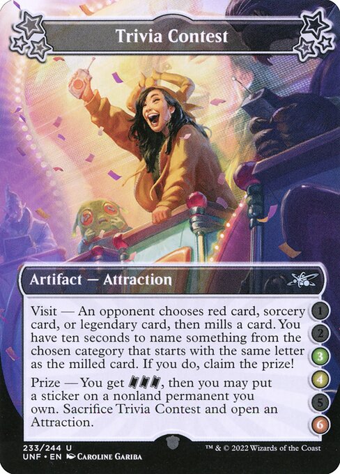 UNF: Trivia Contest (3-4-6)