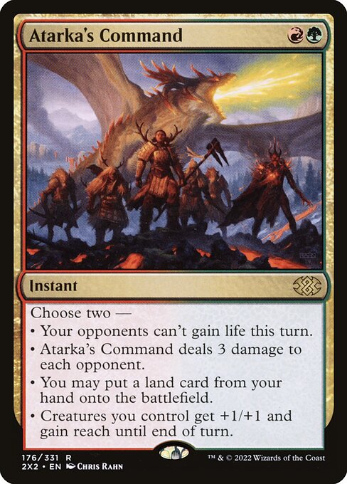 2X2: Atarka's Command (Foil)