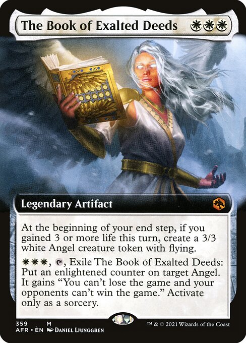 AFR: The Book of Exalted Deeds (Extended Art) (Foil)