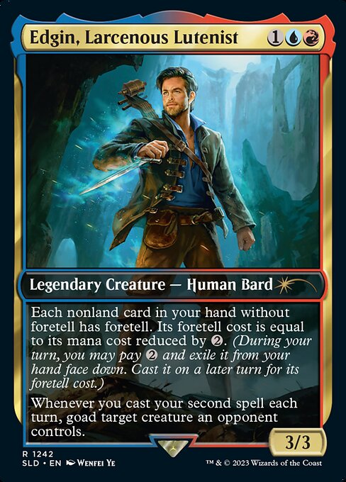 SLD: Edgin, Larcenous Lutenist (Foil)