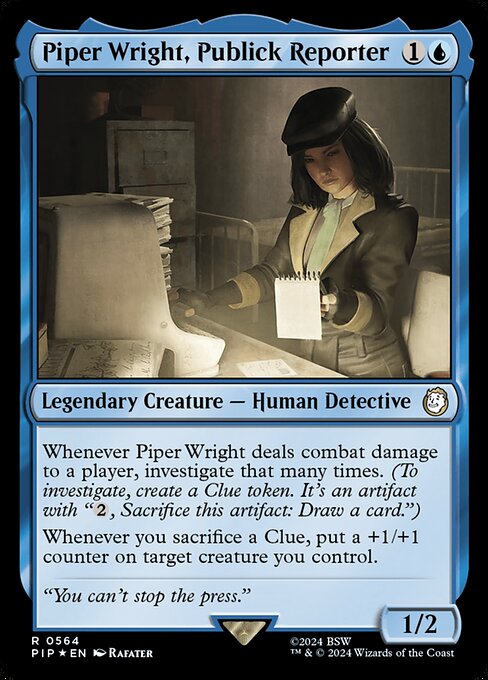 PIP: Piper Wright, Publick Reporter (Surge Foil)