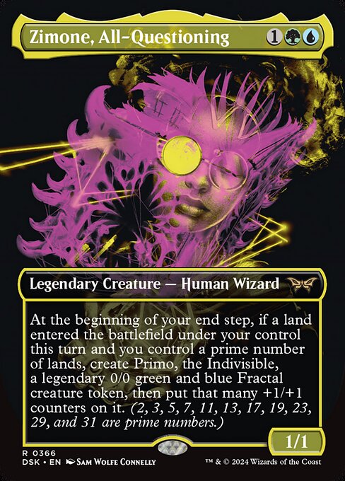 DSK: Zimone, All-Questioning (Showcase) (Foil)