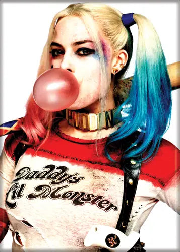 DC Comics Suicide Squad Harley Bubble Magnet