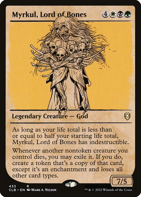 CLB: Myrkul, Lord of Bones (Showcase) (Foil)