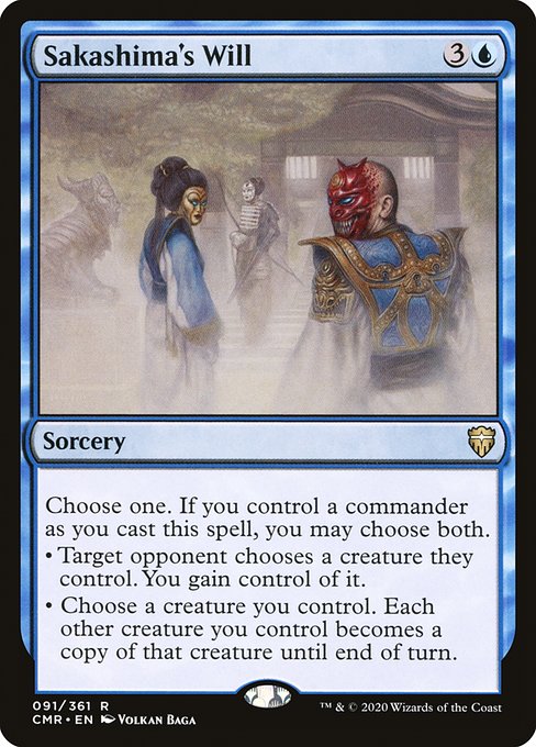 CMR: Sakashima's Will (Foil)