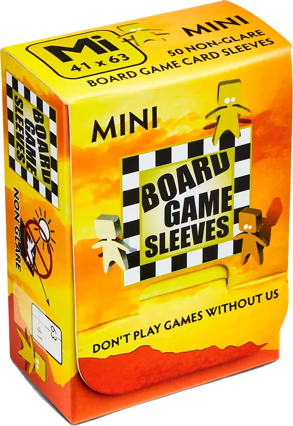 Board Game Sleeves Non-Glare Mini 41x63mm (1 5/8x2 1/2 Inches)