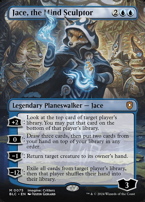 BLC: Jace, the Mind Sculptor (Borderless) (Foil)