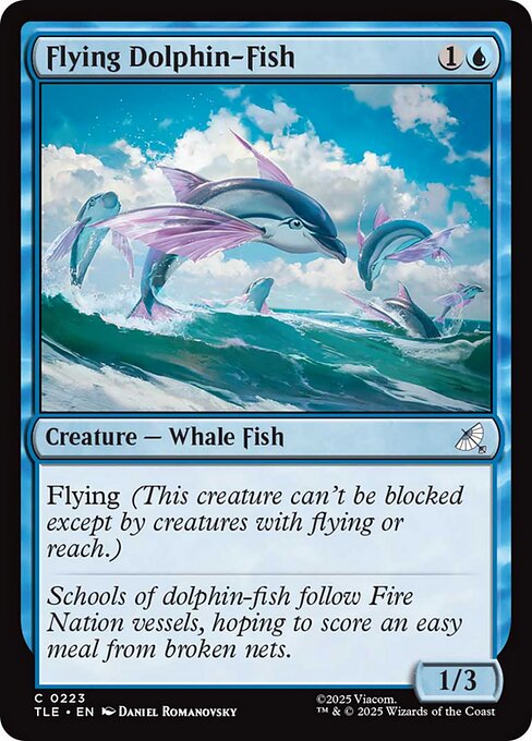 TLE: Flying Dolphin-Fish (Foil)