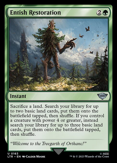 LTR: Entish Restoration