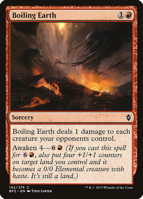 BFZ: Boiling Earth (Foil)
