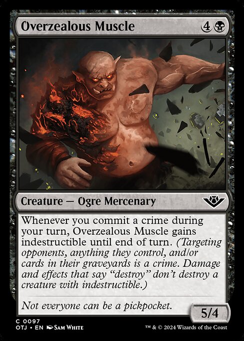 OTJ: Overzealous Muscle