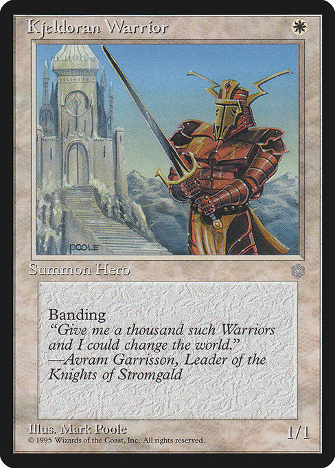 ICE: Kjeldoran Warrior