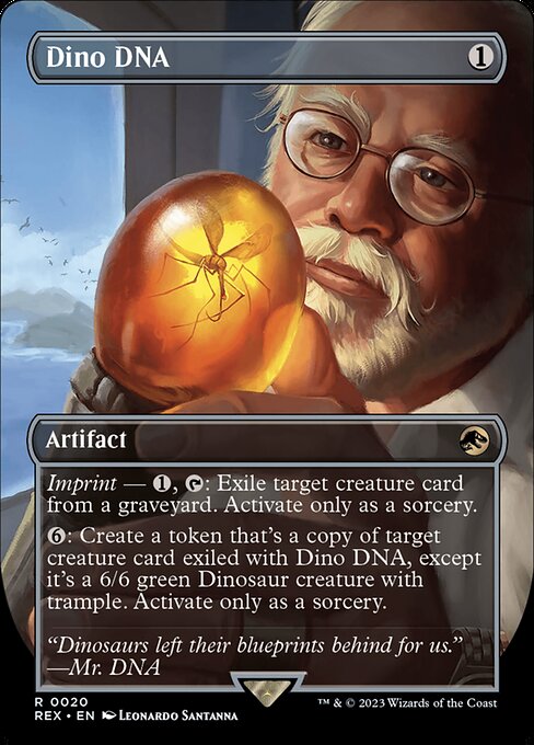 REX: Dino DNA (Borderless) (Foil)