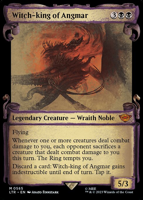LTR: Witch-king of Angmar (Showcase Scrolls) (Foil)