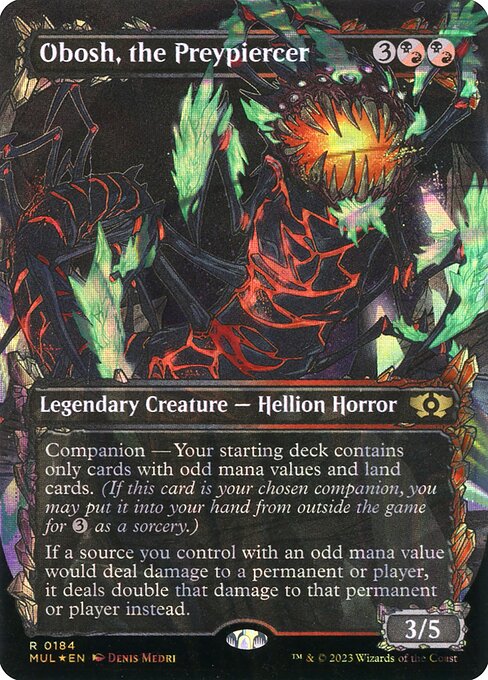 MUL: Obosh, the Preypiercer (Halo Foil)