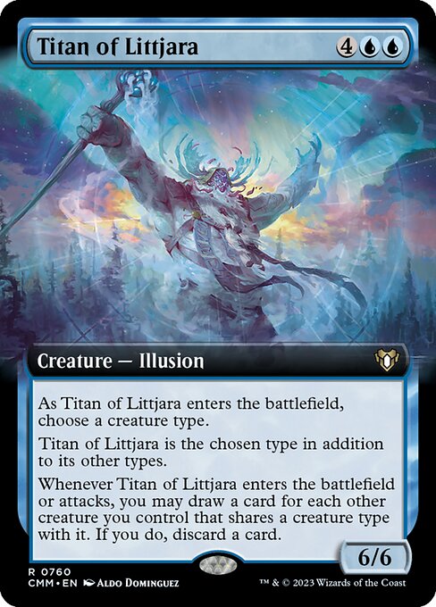 CMM: Titan of Littjara (Extended Art) (Foil)