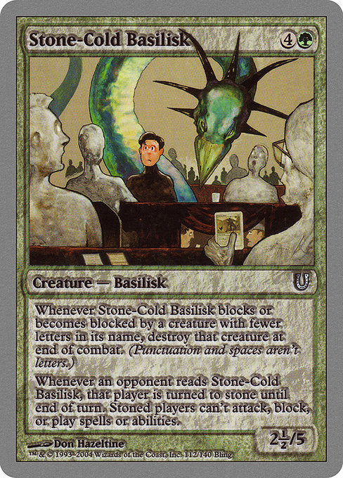 UNH: Stone-Cold Basilisk