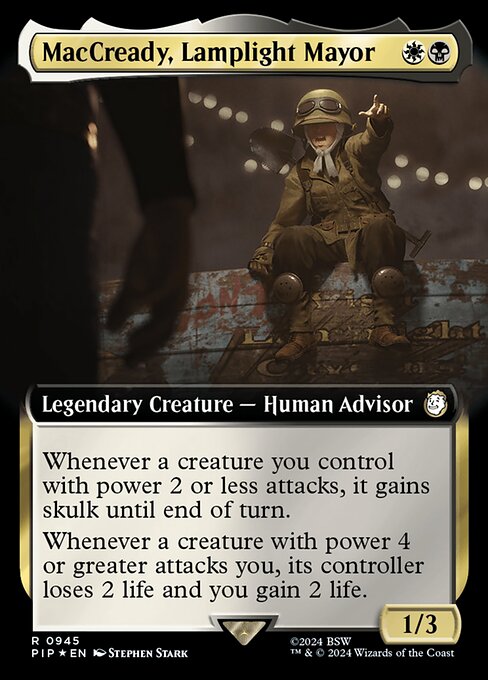 PIP: MacCready, Lamplight Mayor (Extended Art) (Surge Foil)