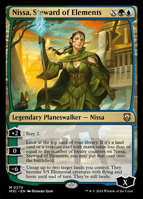 M3C: Nissa, Steward of Elements (Foil)