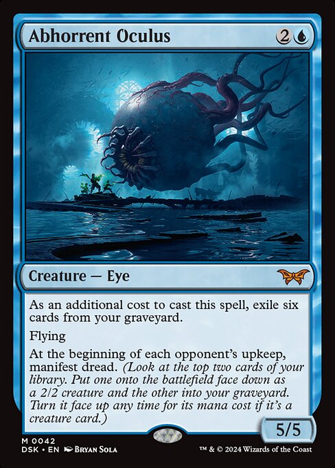 mtg octopus cards DSK: Abhorrent Oculus (Foil)