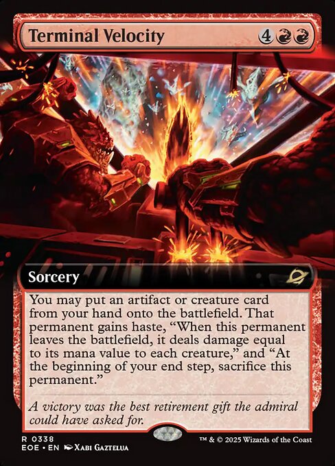 EOE: Terminal Velocity (Extended Art) (Foil)