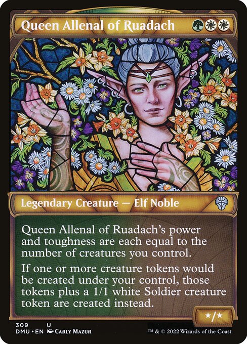 DMU: Queen Allenal of Ruadach (Showcase) (Foil)