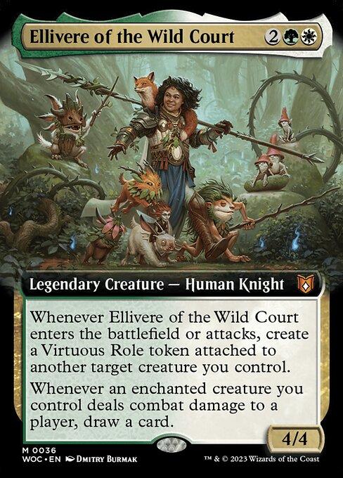 WOC: Ellivere of the Wild Court (Extended Art) (Foil)