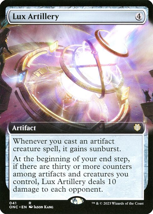 ONC: Lux Artillery (Extended Art) (Foil)