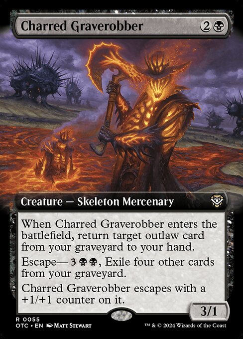 OTC: Charred Graverobber (Extended Art)