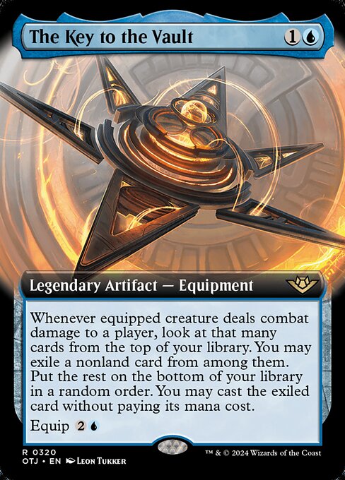 OTJ: The Key to the Vault (Extended Art) (Foil)