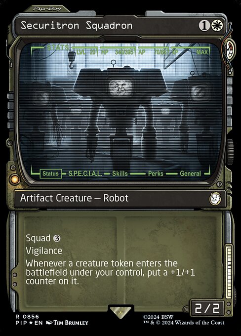 PIP: Securitron Squadron (Showcase) (Surge Foil)