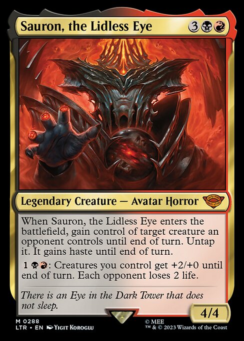 LTR: Sauron, the Lidless Eye (Foil)