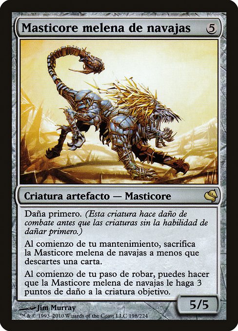 PS11: Razormane Masticore (Spanish) - "Masticore melena de navajas"