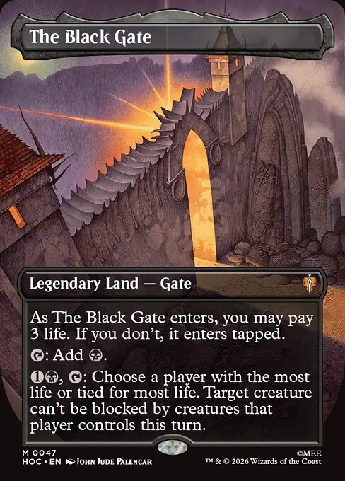 HOC: The Black Gate (Borderless) (Foil)