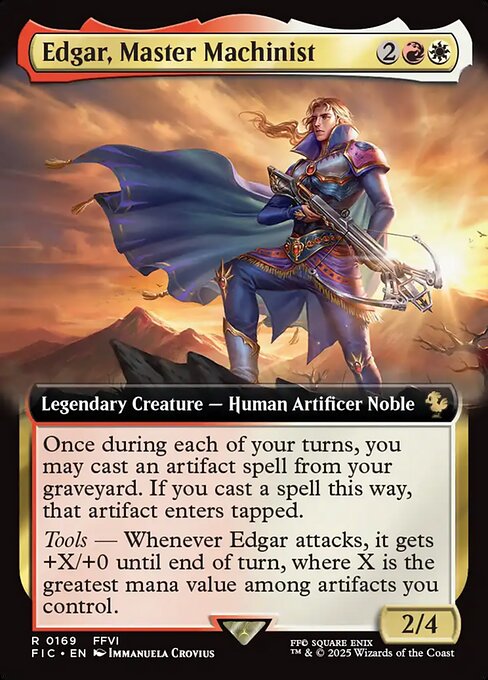FIC: Edgar, Master Machinist (Extended Art) (Foil)