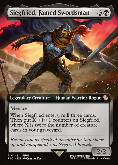 FIC: Siegfried, Famed Swordsman (Extended Art) (Foil)
