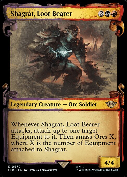 LTR: Shagrat, Loot Bearer (Showcase Scrolls) (Foil)