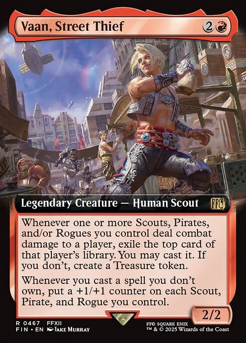 FIN: Vaan, Street Thief (Extended Art) (Foil)