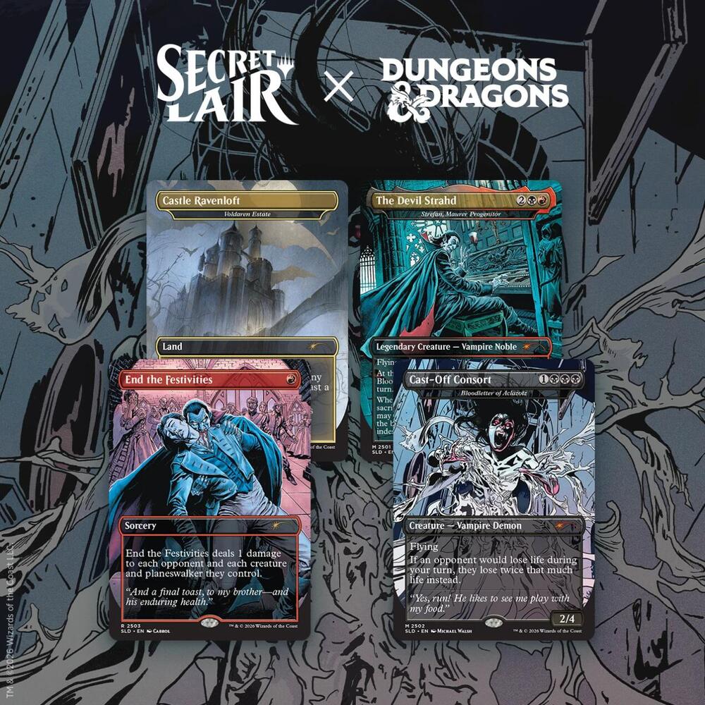 Secret Lair Drop Series: Dungeons & Dragons: Strahd’s Descent