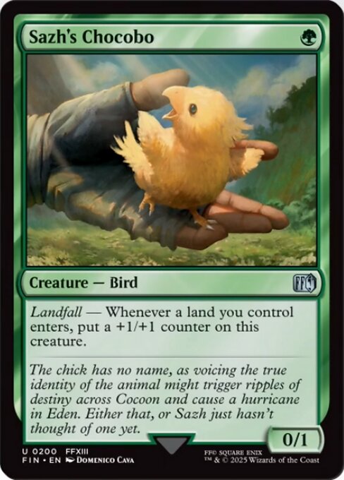 FIN: Sazh's Chocobo (Foil)