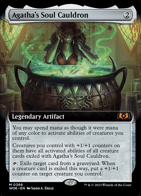 WOE: Agatha's Soul Cauldron (Extended Art) (Foil)