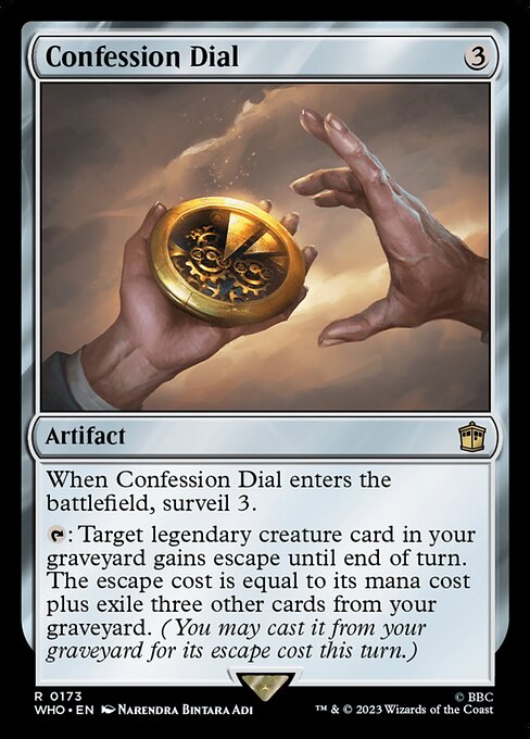 WHO: Confession Dial (Foil)