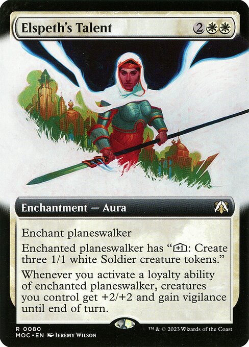 MOC: Elspeth's Talent (Extended Art) (Foil)