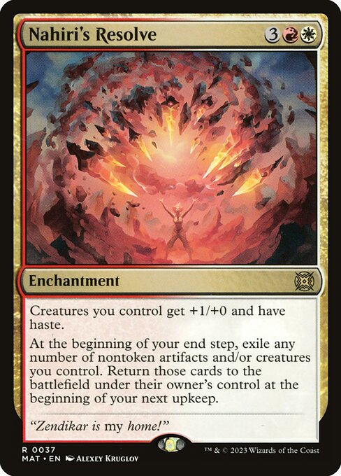 MAT: Nahiri's Resolve